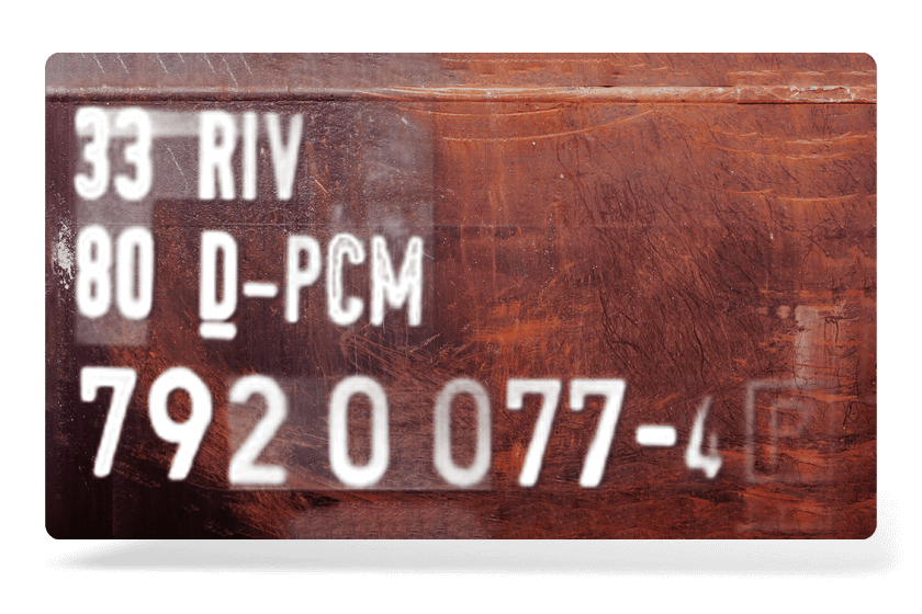 CARMEN® OCR RAILCODE