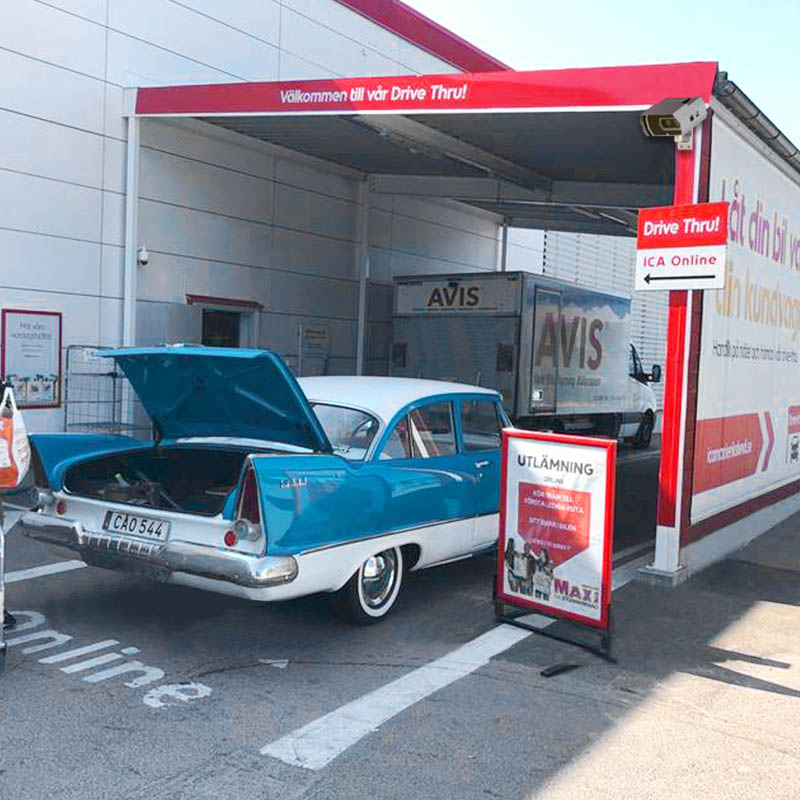 Experiență plăcută pentru clienți la punctele de preluare Drive-thru din Scandinavia